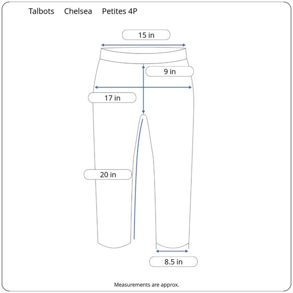 Talbots Womens Chelsea Cropped Pants Green Stretch Twill Straight Leg Petite 4P - Picture 3 of 12